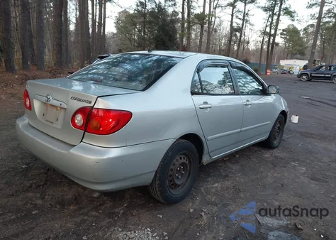 2004 Toyota Corolla Le из США, поврежденный, VIN 2T1BR38E64C182492